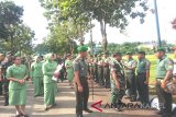 Pangdam VI Mulawarman Mayjen TNI Sudiyanto Melakukan Kunjungan Kerja ke Kodim 1009 Pelaihari, Rabu (2/5).Foto:Antaranews Kalsel/Arianto.