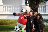 Istana berhias maskot Asian Games