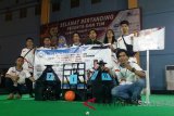 STMIK Adhi Guna juara I lomba robot KRSBI Beroda Regional II