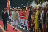 Kunjungi Istiqlal, PM Modi menabuh beduk