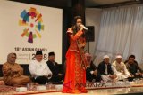 Rara dikukuhkan  Gubernur Sumsel duta Asian Games 2018