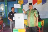 Ahmad Dirman Nyoblos di TPS 5 Sukamara