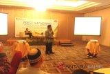 BPJS Ketenagakerjaan Kantor Wilyah Kalimantan Menggelar Press Gathering, di Grand Jayra Hotel Balikpapan, Kalimantan Timur, Senin (4/6).Foto:Antaranews Kalsel/Arianto.