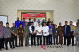 Polres Tanah Laut Menggelar Deklarasi Pilkada Damai 2018, di Mapolres setempat, Rabu (20/6).Foto:Antaranews Kalsel/Arianto.