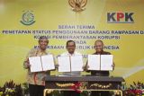 Serah terima barang rampasan KPK