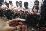 Peserta bersiap mengikuti lomba 