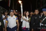 Pawai Obor Asian Games di Istana Tampaksiring