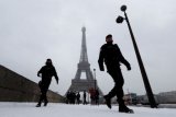 Menara Eiffel ditutup saat final Piala Dunia 2018