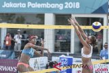 Penyisihan Volly Pantai Wanita Hongkong vs Indonesia