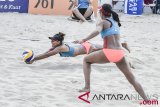 Penyisihan Volly Pantai Wanita Hongkong vs Indonesia