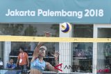 Penyisihan Volly Pantai Wanita Hongkong vs Indonesia