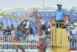 Penyisihan Volly Pantai Wanita Hongkong vs Indonesia