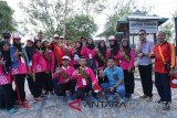 Sejumlah Siswa Mengenal Nusantara (SMN) asal Lampung mengunjungi obyek wisata sejarah Benteng Otanaha di Kota Gorontalo. (Foto Adiwinata)