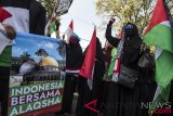 Aksi tolak kekerasan Palestina