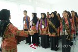 Komando Resort Militer (Korem) 133/Nani Wartabone, Provinsi Gorontalo, edukasi bela negara untuk para pelajar peserta Siswa Mengenal Nusantara (SMN) tahun 2018 asal Provinsi Lampung, Senin.