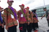 Komando Resort Militer (Korem) 133/Nani Wartabone, Provinsi Gorontalo, memberikan lantihan baris-berbaris kepada para pelajar peserta Siswa Mengenal Nusantara (SMN) tahun 2018 asal Provinsi Lampung, Senin.