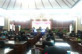 DPRD Tanah Laut Menggelar Rapat Paripurna Mendengarkan Pidato Presiden RI, di Gedung DPRD Tanah Lait,Rabu (16/8).Foto:Antarsnews Kalsel/Arianto.