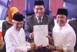 Herman Deru-Mawardi ditetapkan sebagai gubernur dan wagub Sumsel terpilih