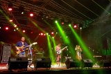 Sejumlah kelompok musik tampil pada pertunjukan Rainforest World Music Festival 2018 di kawasan Sarawak Culture Village, Kuching, Malaysia, Juli 2018. RWMF 2018 yang digelar Sarawak Tourism Board tersebut, menampilkan 27 musisi/kelompok musik dari sejumlah negara. ANTARA FOTO/Jessica Helena Wuysang/18 