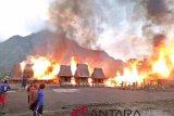 Kampung adat Gurusina di Ngada terbakar