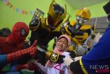 Imunisasi MR bareng superhero