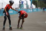 Asian Games (sepatu roda) - Oky akui salah posisi jelang finish