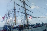 KRI Dewaruci berlabuh di Palembang