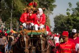 Pawai Atlet Asian Games di Kota Solo