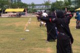 Kodam XII/Tanjungpura gelar lomba panahan TNI Open Archery Championship dalam rangka memperingati HUT ke-73  Tentara Nasional Indonesia di Sport Center Kodam XII/Tanjungpura, Sungai Raya, Kubu Raya pada Sabtu, (15/9). (Foto Istimewa)
