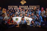 Wakil Barut juara lagu daerah tingkat nasional