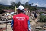 Relawan Pertamina tembus 36-titik longsor bantu pengungsi Palu-Donggala