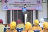 Pemerintah Kabupaten Tanah Laut menggelar petingatan Hari Pahlawan 2018, di Gedung Sarantang Saruntung Pelaihari, Sabtu (10/11).Foto:Antaranews Kalsel/Arianto.