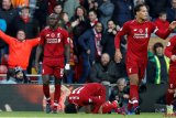 Liverpool vs Fulham: Salah dan Shaqiri Menangkan Si Merah 2-0