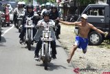 Presiden Naik Motor Keliling Sukabumi