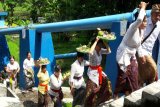 Sambut Nyepi, umat Hindu Magelang upacara Melasti di Tuk Mas
