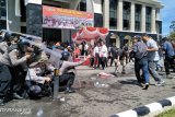 Ratusan personel TNI dan Polri cegah aksi protes massa, suasana apel pasukan di Pasaman
