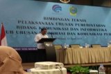 Diskominfo Sijunjung ikuti Bimtek pelaksanaan urusan pemerintahan bidang UKP