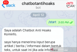 Ini dia Chatbot Anti Hoaks