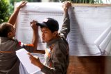 REKAPITULASI SURAT SUARA PEMILU TINGKAT KECAMATAN. Petugas Panitia Pemilihan Kecamatan (PPK) melakukan rekapitulasi surat suara di tingkat Kecamatan di Sidoarjo, Jawa Timur, Sabtu, (20/4/2019). ANTARA FOTO/Umarul FaruqANTARA FOTO/Umarul Faruq (ANTARA FOTO/Umarul Faruq)Petugas Panitia Pemilihan Kecamatan (PPK) melakukan rekapitulasi surat suara di tingkat Kecamatan di Sidoarjo, Jawa Timur, Sabtu, (20/4/2019). Antara Jatim/Umarul Faruq/zk.