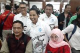 Rini Soemarno tinjau verifikasi calon pemudik Mudik Bareng BUMN