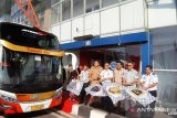 Kemenhub resmi meluncurkan operasional perdana bus AKAP Tol Trans Jawa