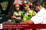 VIDEO: Polres-Dishub Kulon Progo periksa Jeep wisata Kalibiru