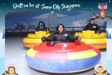 Snow City tawarkan sensasi bermain bumper di suhu  minus 5 derajat celcius