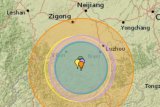 Gempa berkekuatan 6,4 SR di Xinjiang tewaskan seorang warga