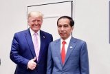 Pakar gestur sebut jempol Trump ke Jokowi tanda dukungan