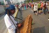 Panggung semua kesenian ada  CFD Jakarta