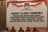 KPU NTT gelar pleno penetapan caleg dan kursi DPRD terpilih