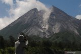 Tiga guguran lava Gunung Merapi meluncur menuju Kali Gendol