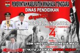 Dinas Pendidikan Kabupaten Mitra mengucapkan Dirgahayu Republik Indonesia ke-74 tahun