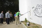 Disbud Sleman memasang papan nama di BCB untuk antisipasi vandalisme